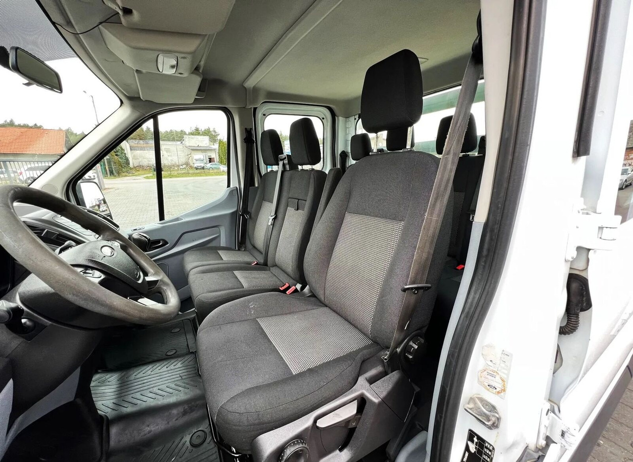 Bestelwagen met open laadbak, Bestelwagen met dubbele cabine Ford Transit Doka 7-seaters + Box One Owner: afbeelding 10