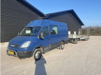 Gesloten bestelwagen Iveco Daily 50 bestelwagen 50C18 luchtgeremd - schamel aanhangwagen luchtgeremd