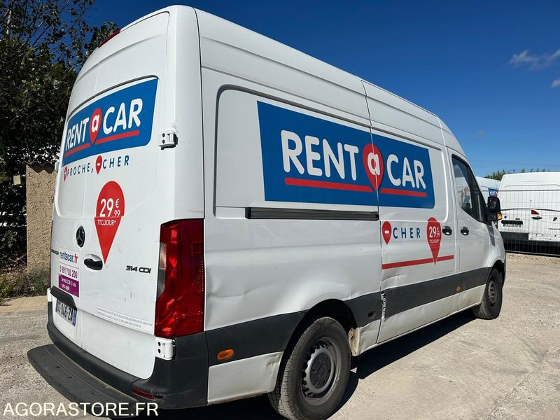 Gesloten bestelwagen MERCEDES SPRINTER - 2021 - 65000 KM