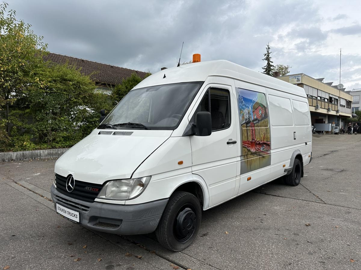 Gesloten bestelwagen Mercedes Sprinter 413 CDI IBAK Argus TV Kanalinspektion