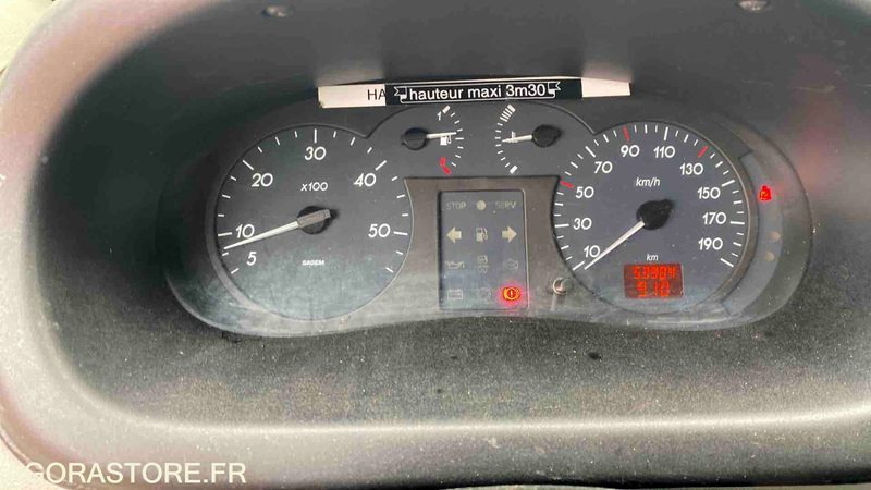 Gesloten bestelwagen Renault Master dci120 - 31/07/2003