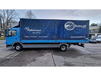 Huifzeil bedrijfswagen Mercedes-Benz blatt 7m Pritsche E5 Klima Schalter