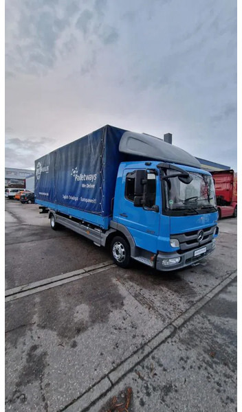 Huifzeil bedrijfswagen Mercedes-Benz blatt 7m Pritsche E5 Klima Schalter