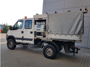 Huifzeil bedrijfswagen IVECO Daily 55S17W 4x4 DOKA 7 person specjal EURO 5 , mobile workshop Service: afbeelding 1