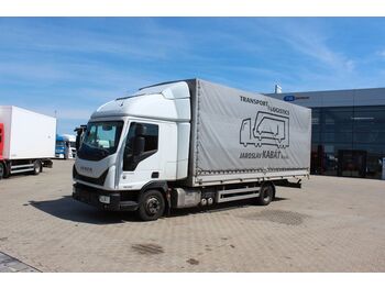 Huifzeil bedrijfswagen Iveco EUROCARGO 75E210, EURO 6, SIDE WALLS, 80% PNEU: afbeelding 1