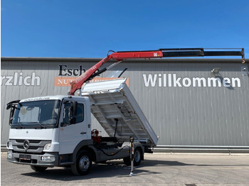 Kipper bestelwagen  Mercedes-Benz 818 Atego | Fassi F65*MEILLER*PKW-AHK*1.Hand