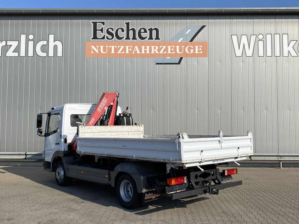 Kipper bestelwagen Mercedes-Benz 818 Atego | Fassi F65*MEILLER*PKW-AHK*1.Hand