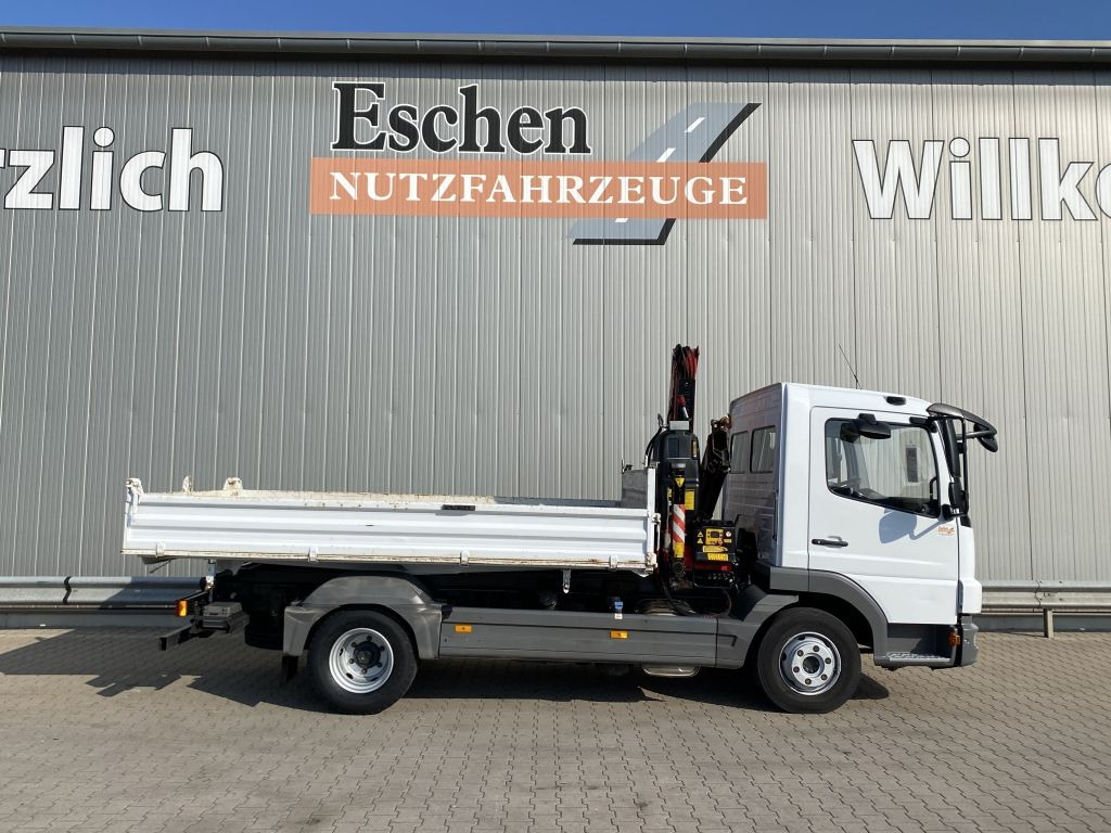 Kipper bestelwagen Mercedes-Benz 818 Atego | Fassi F65*MEILLER*PKW-AHK*1.Hand