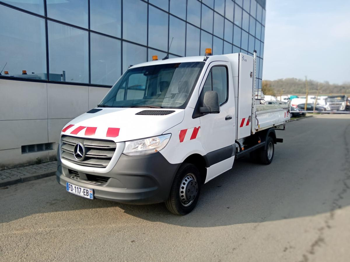 Kipper bestelwagen Mercedes Sprinter