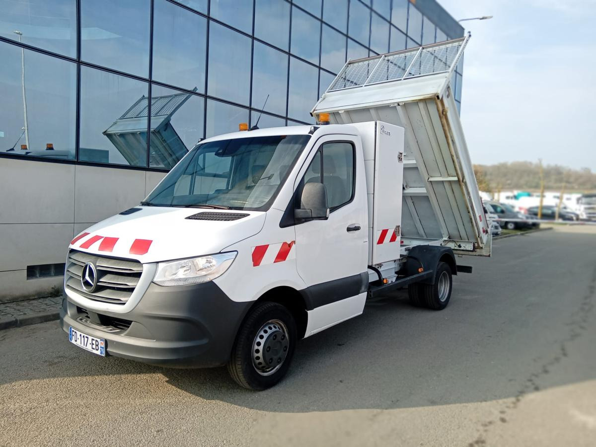 Kipper bestelwagen Mercedes Sprinter