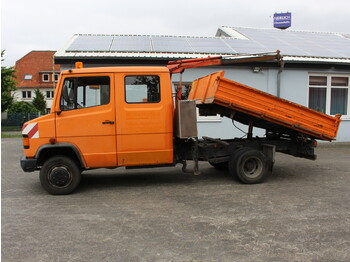 Kipper bestelwagen, Bestelwagen met dubbele cabine MERCEDES-BENZ DB 709 Kipper Kran Doka AHK: afbeelding 1
