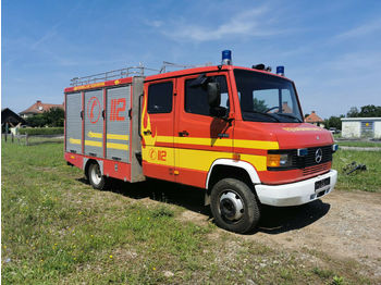 Bestelwagen gesloten laadbak, Bestelwagen met dubbele cabine Mercedes-Benz 811 117Km/h Feuerwehr Düdo Varoi 814: afbeelding 1