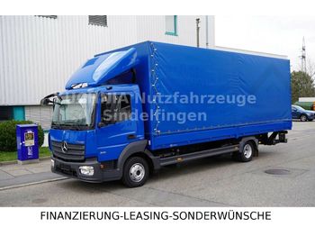Huifzeil bedrijfswagen Mercedes-Benz Atego 818L Pritsche 7,23m LBW Klima Euro-6: afbeelding 1
