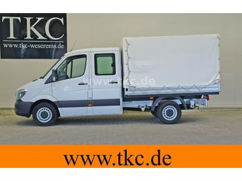 Nieuw Huifzeil bedrijfswagen, Bestelwagen met dubbele cabine Mercedes-Benz Sprinter 213 313 CDI MR Doka Pritsche AC #79T264: afbeelding 1