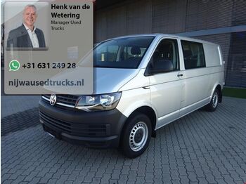 Gesloten bestelwagen, Bestelwagen met dubbele cabine Volkswagen Transporter L2H1 2.0 TDI 102 dubbel cabine: afbeelding 1