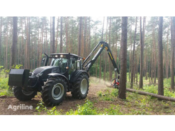VALTRA N143 H+ Kesla+ Nisula - Bosbouw tractor