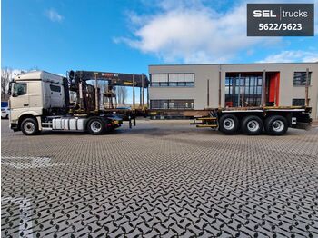 Houttransport Friederich S3EDP / Holz / Teleskop / Kran / SZM