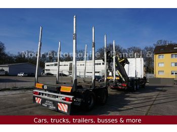 Houttransport Huttner TM4SZ-20 Kurz Holz Tandemanhänger BB *4x Rungen