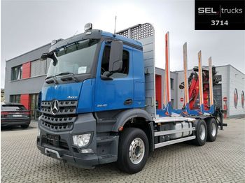 Houttransport Mercedes-Benz Arocs 2648 / 6x4 / Palfinger / Retarder