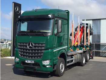 Houttransport Mercedes-Benz Arocs 2751 L 6x2 (6x4) HAD + Cranab TZ12.2 + Ho