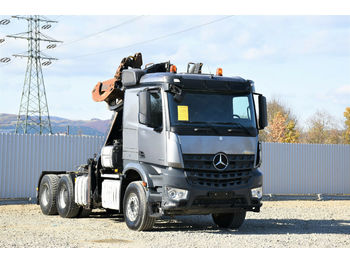 Uitrijwagen, Kraanwagen Mercedes-Benz AROCS 2851 SZM + KRAN HOLZ/SCHROTT * 6x4 !: afbeelding 1