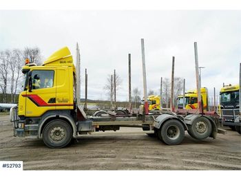 Uitrijwagen, Vrachtwagen SCANIA R620 6x2 Timber Truck: afbeelding 1