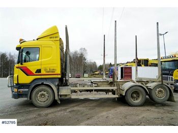 Uitrijwagen, Vrachtwagen SCANIA R620 6x2 Timber Truck: afbeelding 1