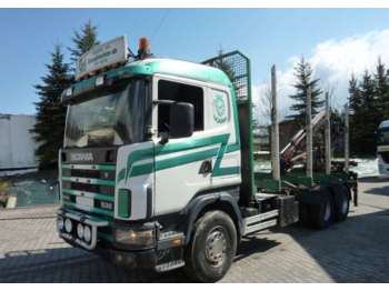 Scania 144G 530 6x4 do drewna drzewa lasu - Uitrijwagen