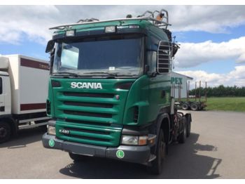 Scania R 420 6x6 do drewna drzewa lasu - Uitrijwagen