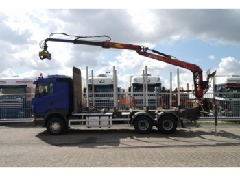 Scania R 440 6X4 WITH JONSERED LOG CRANE MANUAL GEARBOX - Uitrijwagen