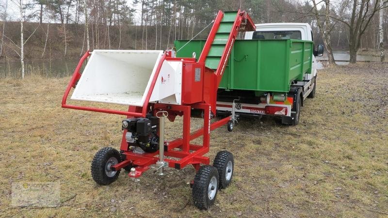 Nieuw Houtversnipperaar Vemac SMV70 Häcksler Holzhäcksler Holzschredder Benzin Motor Anhän: afbeelding 2