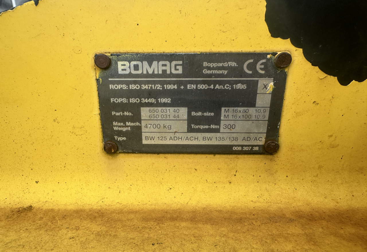 Combiwals 2010 Bomag BW 138 AC roller: afbeelding 10