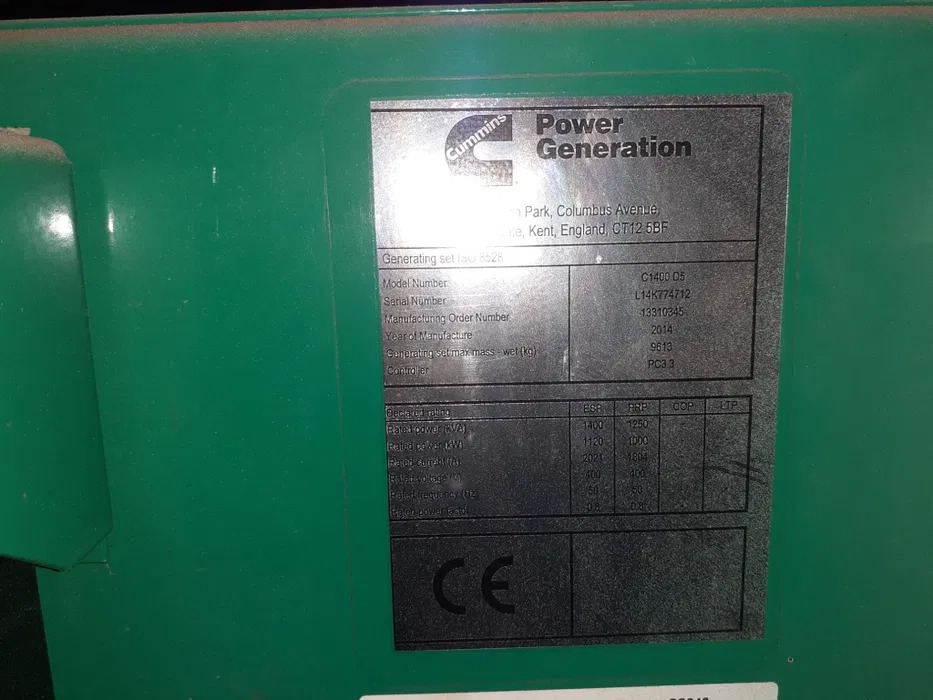 Industrie generator Agregat Prądotwórczy Generator 1000 kw 1250 kva 1 MW MEGAWAT Agregat Prądotwórczy Generator 1000 kw 1250 kva 1 MW MEGAWAT 53 godz: afbeelding 4