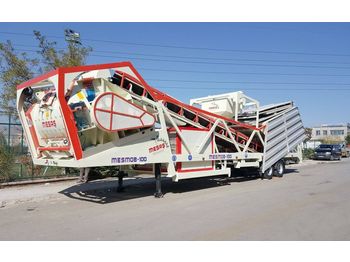 MESAS 100 m3/h MOBILE CONCRETE BATCHING PLANT - betoncentrale