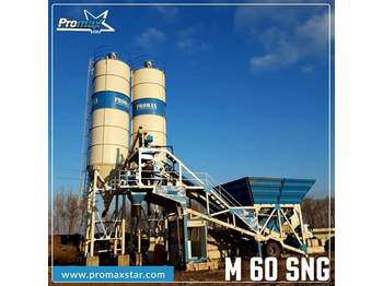 PROMAXSTAR Mobile Concrete Batching Plant PROMAX M60-SNG(60m³/h) - Betoncentrale