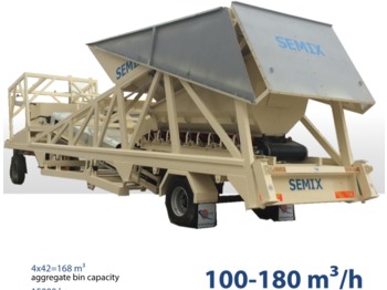 SEMIX Dry Type Mobile Concrete Batching Plant - Betoncentrale