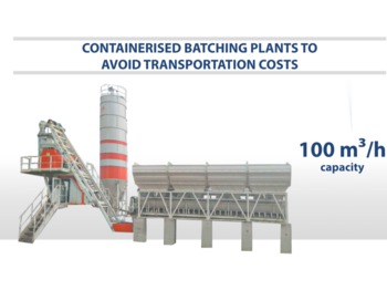 SEMIX SEMIX Compact Concrete Batching Plant 100 m³/h Containerised - Betoncentrale