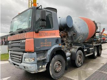 Betonmixer DAF CF 85.380 8X4 MANUAL - FULL STEEL - HUB REDUCTIO