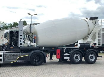 Betonmixer EUROMIX MTP 10m³ Betonmsicher Auflieger