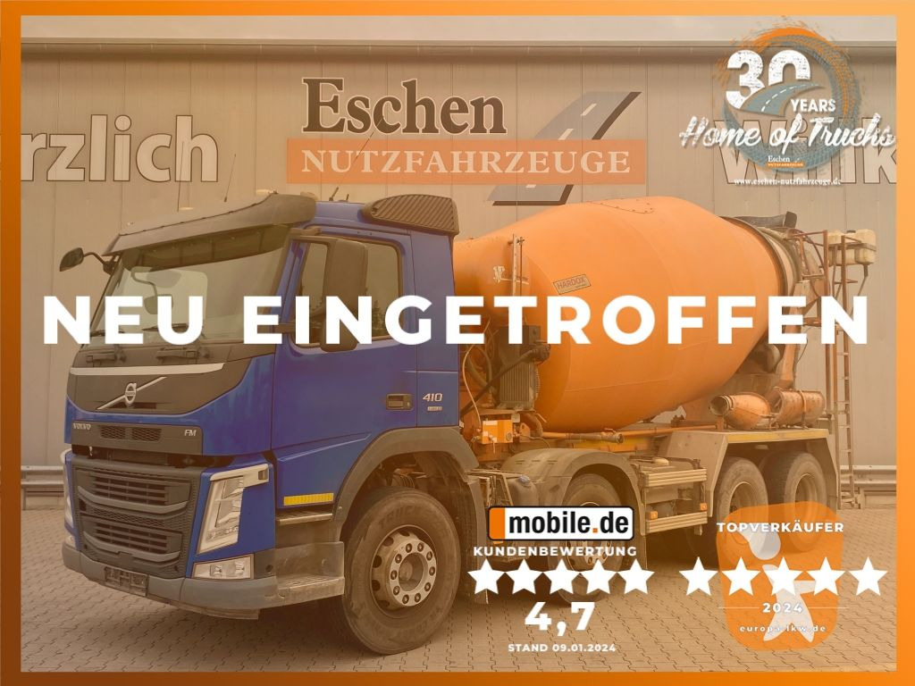 Betonmixer Volvo FM 410 / 8x4 | 9m³ Intermix*I-Shift*Klima*Blatt