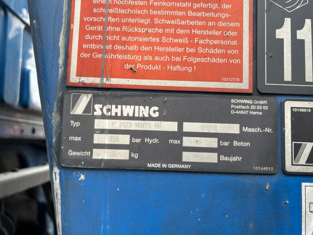 Betonpomp MERCEDES-BENZ Actros 2632 6x4 Betonpumpe Schwing 24m