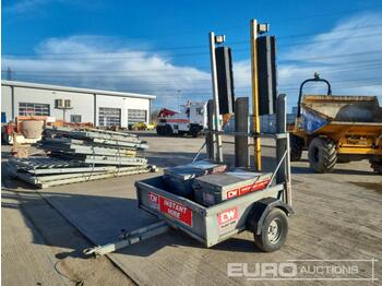  2 Way Traffic Light System, Trailer - bouwmaterieel