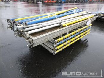  ALUMINIUM TOWER UPRIGHT SPAN 300 (W308) - wide - height 8 m (without toe boards) - Bouwmaterieel
