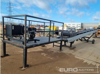  Conveyor & Loncin Engine, Hydraulic Tank - bouwmaterieel