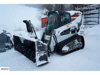 BOBCAT T770 Skidsteer with Snow thrower och bucket - compacte rupslader