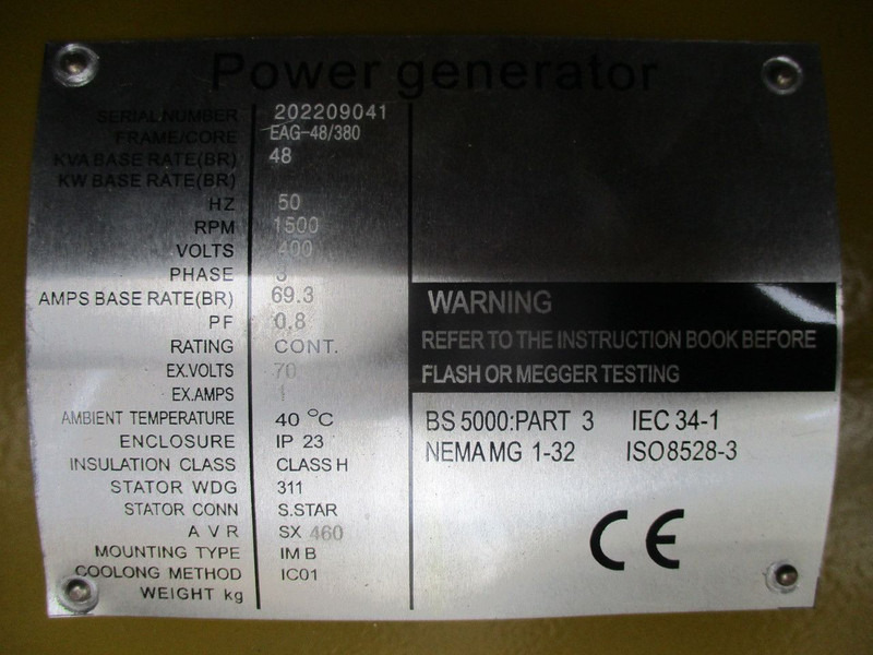 Nieuw Industrie generator Diversen Eaagle EAG-48/380KA , New Diesel generator , 48 KVA ,3 Phase: afbeelding 14