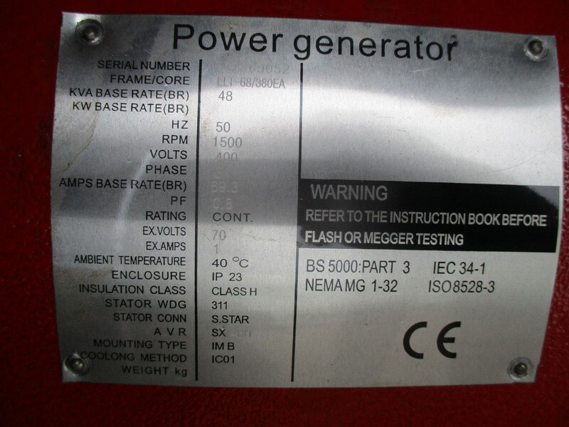Nieuw Industrie generator Diversen Ellite ELT68/380EA , New Diesel generator , 48 KVA ,3 phase , 2 Pieces in stock: afbeelding 15