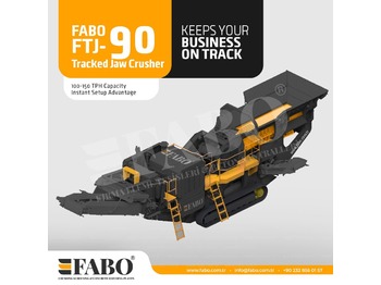 Nieuw Mobiele breker FABO FTJ-90 Tracked Jaw Crusher: afbeelding 1