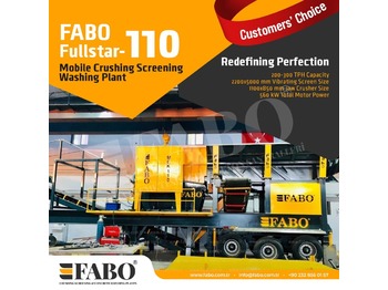 Nieuw Breekinstallatie FABO FULLSTAR 110Crushing, Washing And Screening  Plant: afbeelding 1