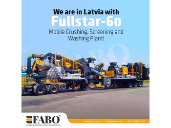 Nieuw Mobiele breker FABO FULLSTAR-60 Crushing, Washing & Screening  Plant: afbeelding 1